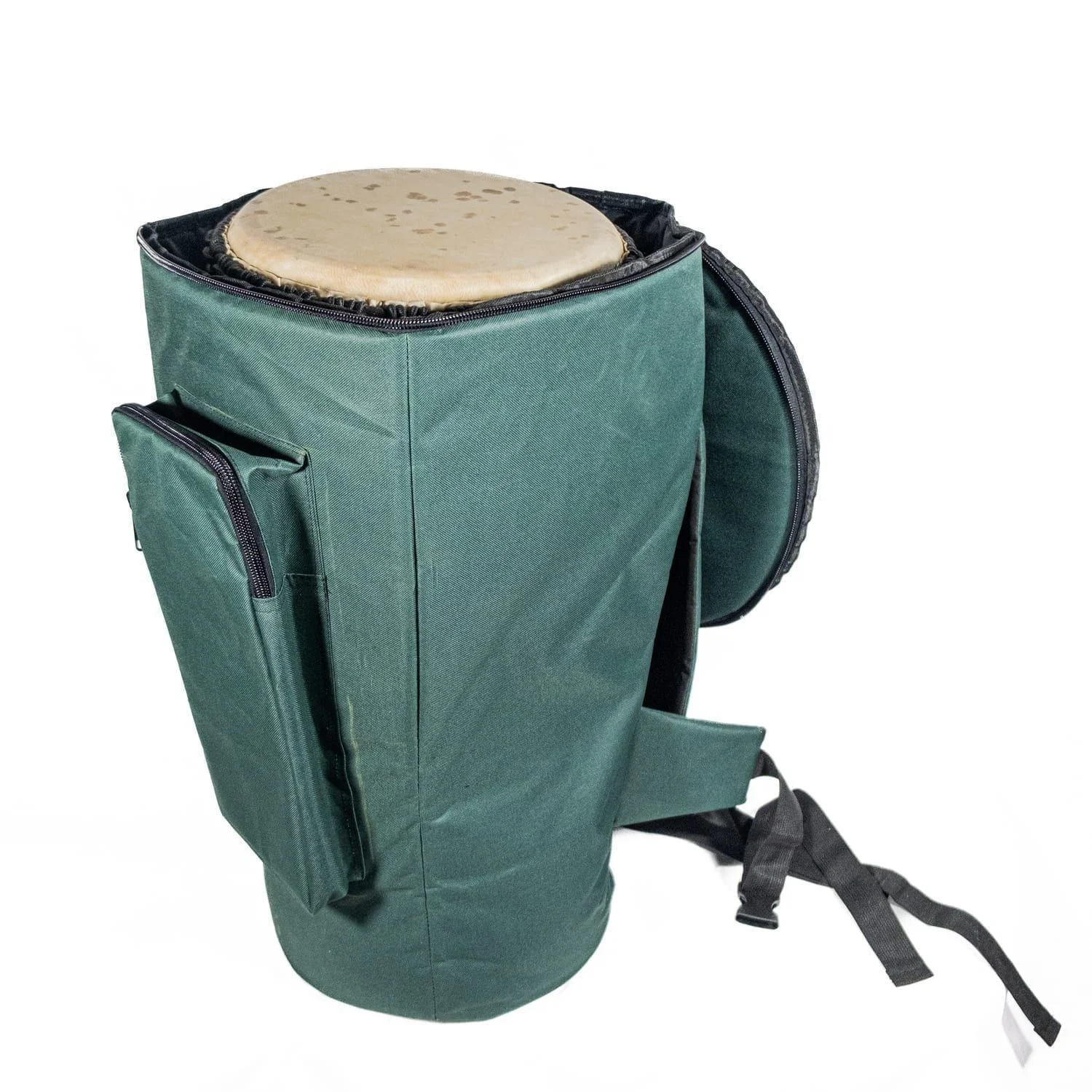 AD-BAprdj1465-Djembe-Drum-Bag-Premium-14in-diameter-65cm-high-with-straps-Open