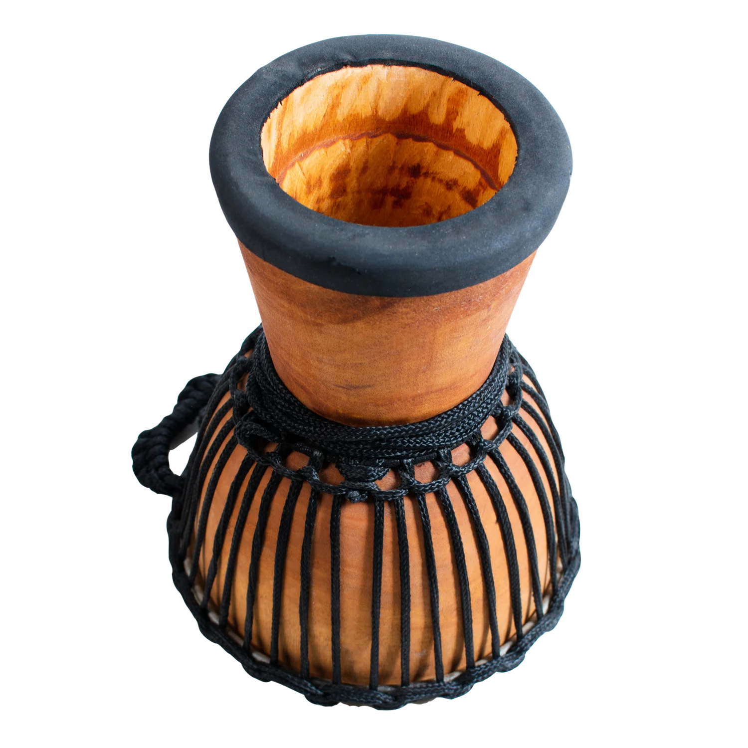 Image of AD-djwt0830-Djembe-drum-Wide-Top-8in-diameter-30cm-high-natural-rope