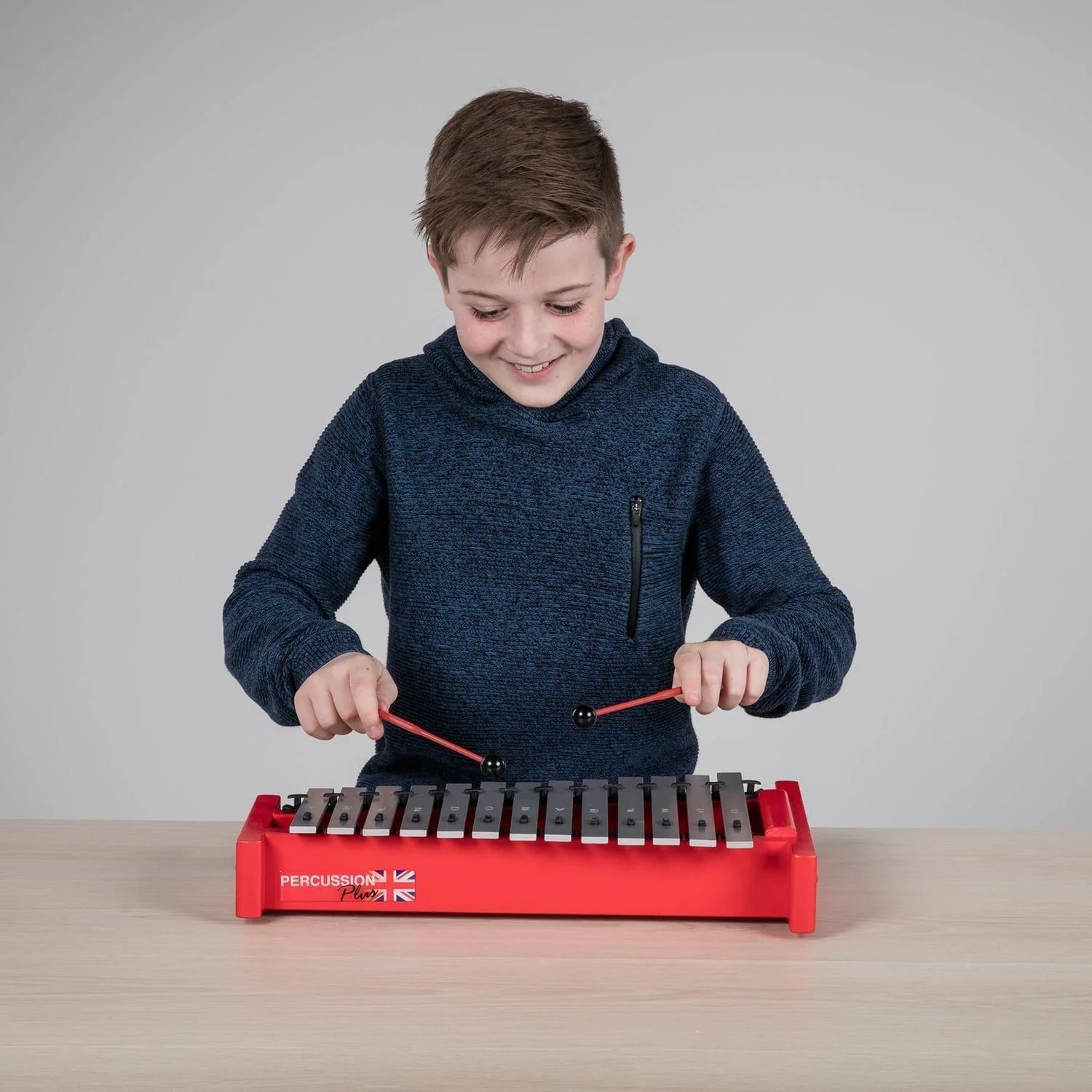 Percussion Plus Classic Red Box soprano
  diatonic glockenspiel