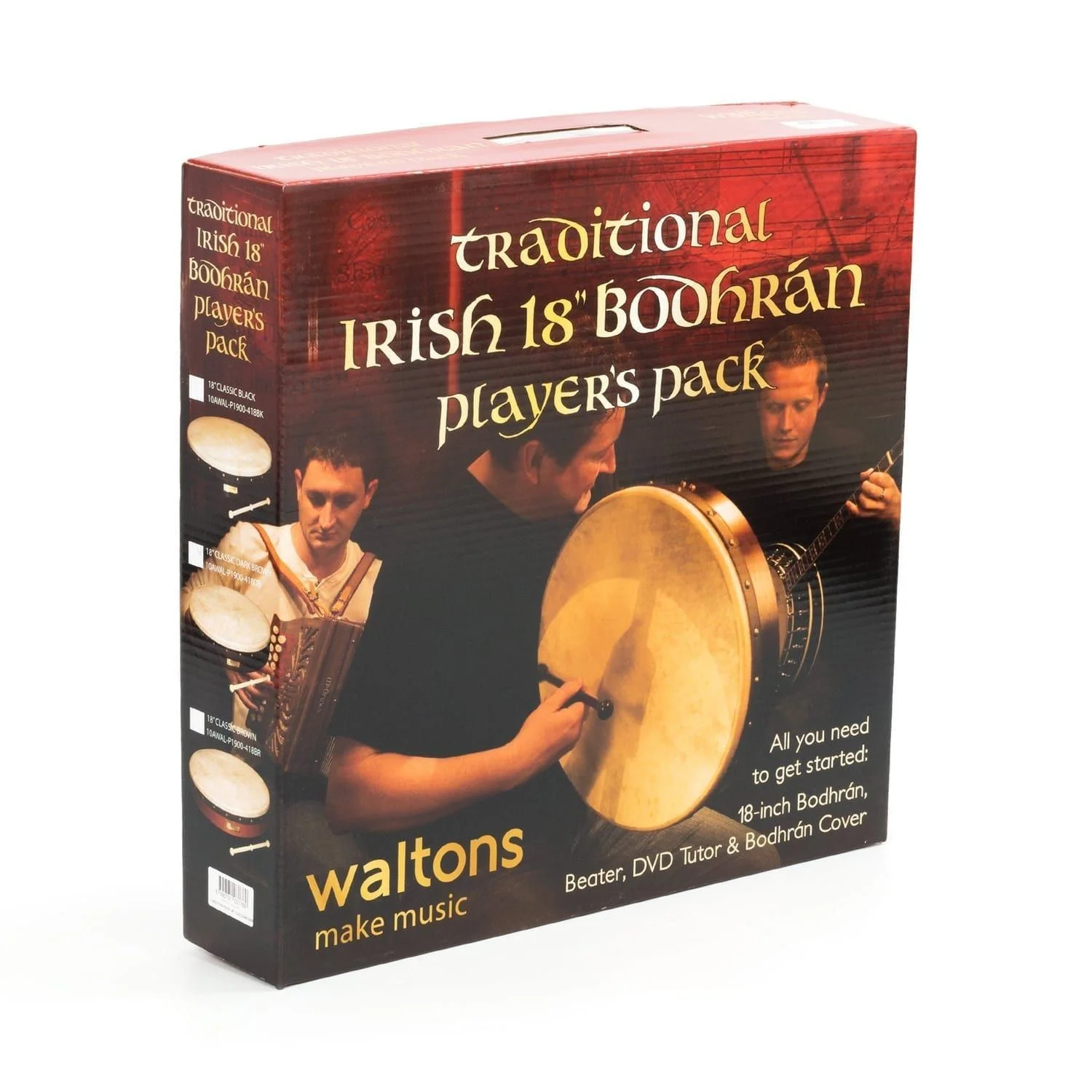 Percussion Plus 18" plain bodhrán +
  DVD