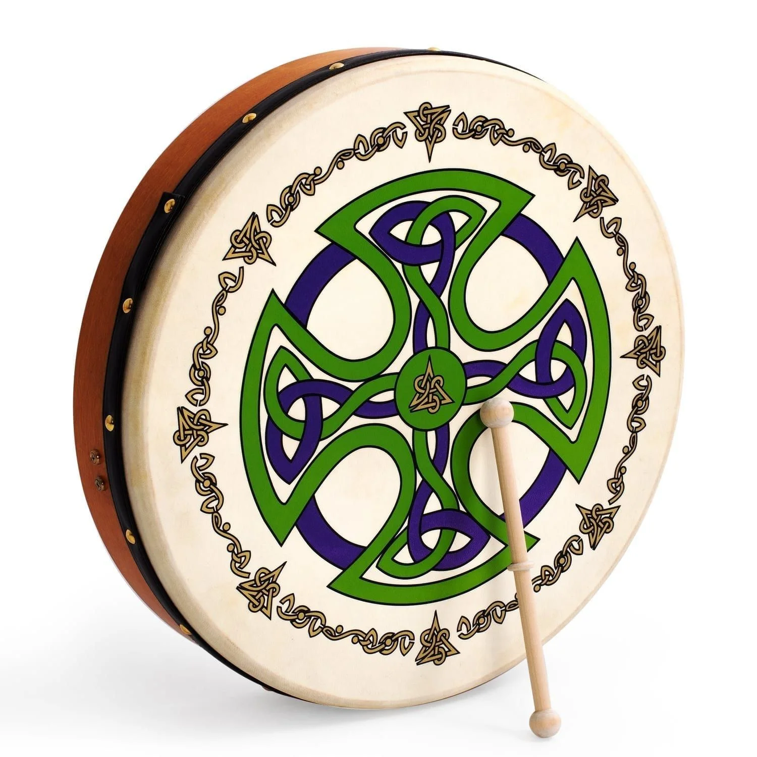 Percussion Plus bodhran 18" Brosna
  Cross with bag, tipper and DVD