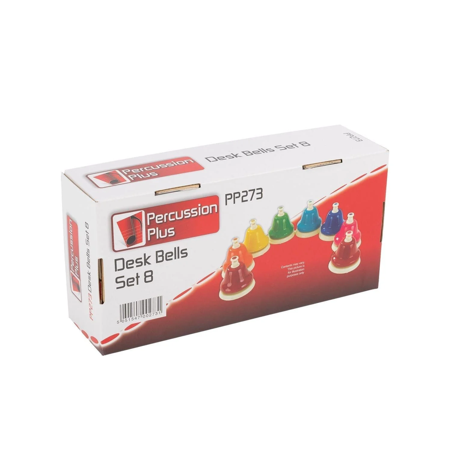 Percussion Plus PP273 set of 8 colour
  desk bells