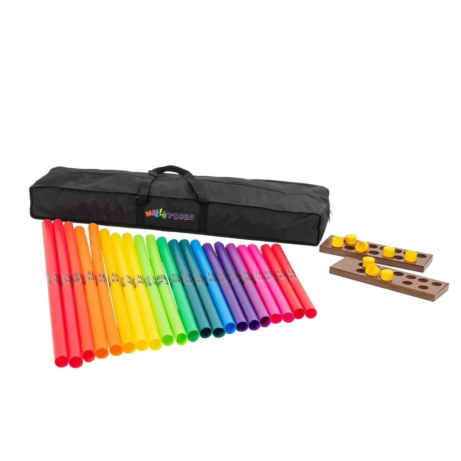 Wak-a-Tubes 21 player classroom pack – bass octave (with bag)