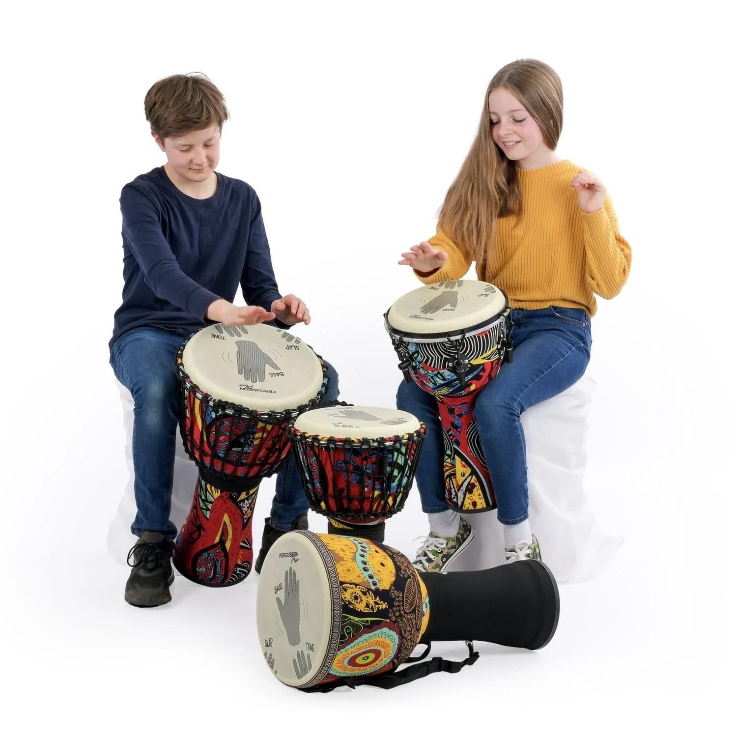 action played - Percussion Plus Slap Djembe - whole-set-key