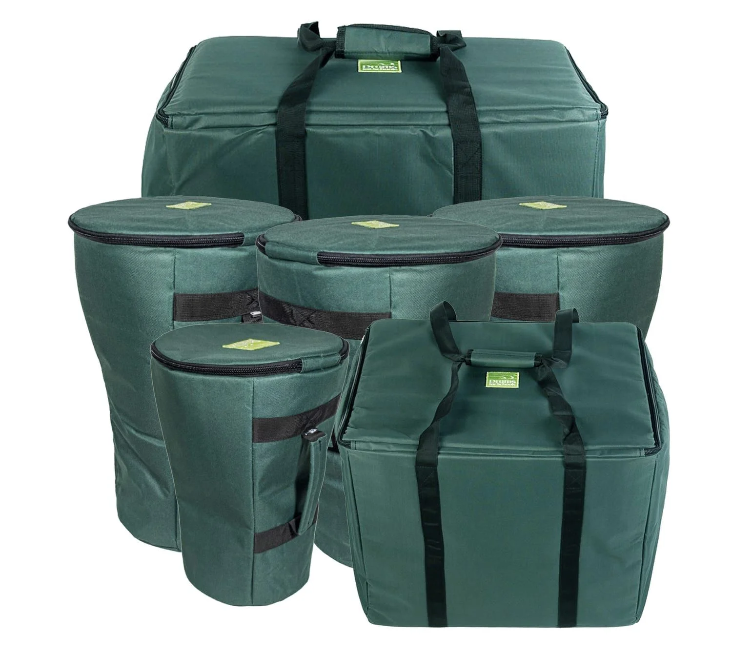 Storage Bag for 10 Secondary Djembe Drums – Pro Wide Top