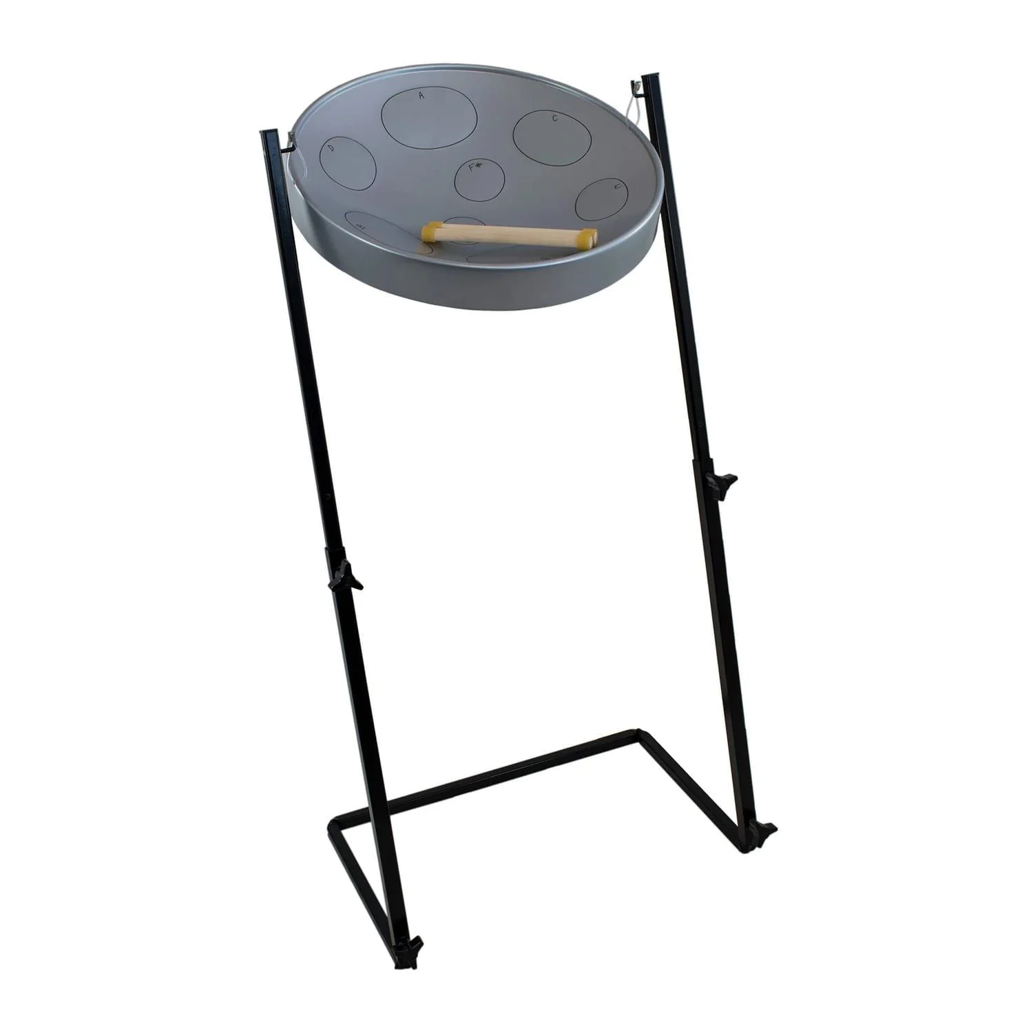 Jumbie Jam Steel Pan - adjusted stand