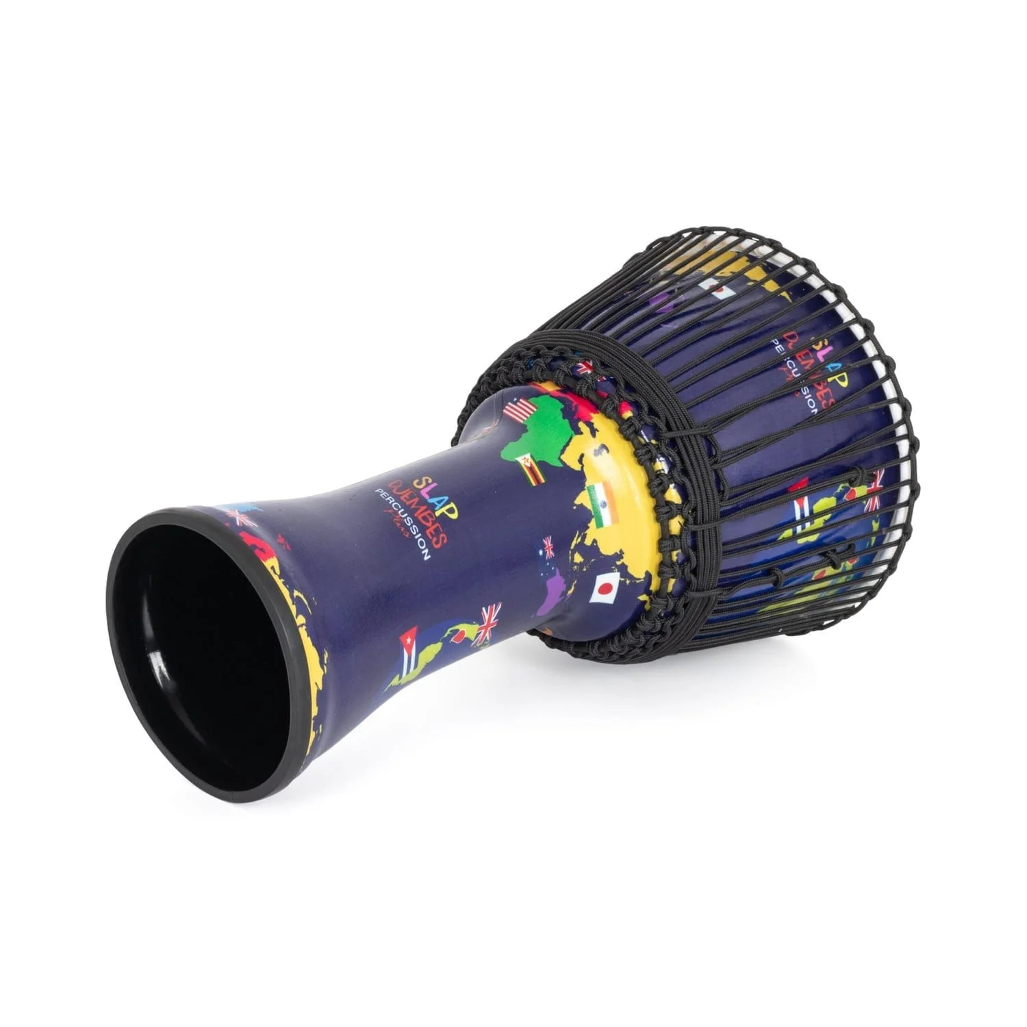 World Slap Synthetic Djembe Drum (12", Side View)