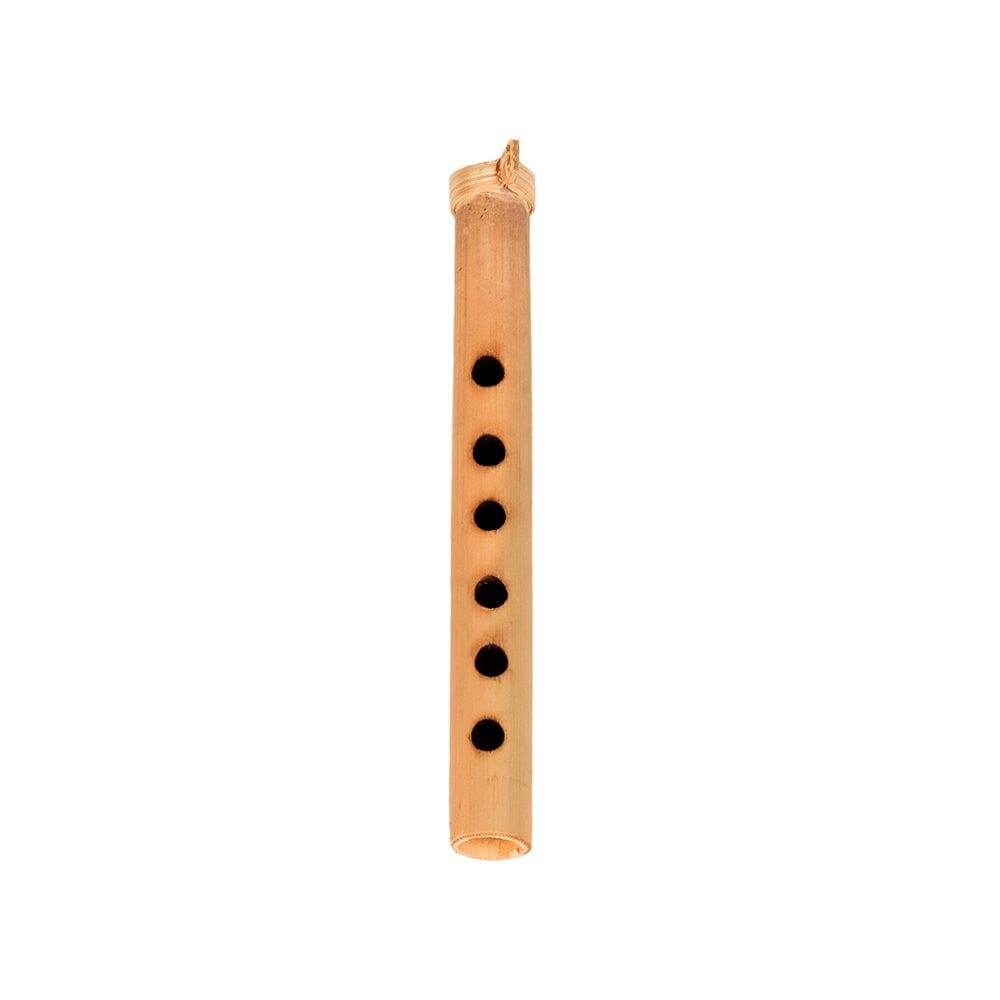 Gamelan - Flute (Suling) - 18cm, bamboo, upright shot.