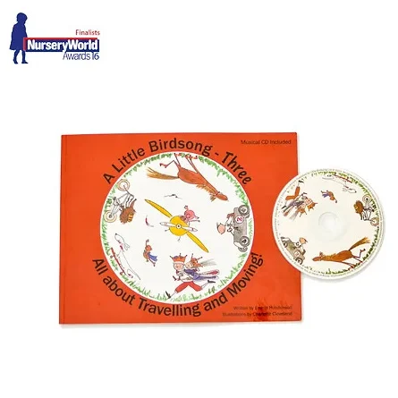Little Birdsong Book Three with CD, All about Travelling and Moving cover image