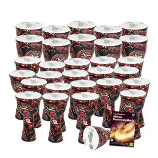 West African Drumming - Secondary - 30 Slap Pretuned Djembe Drum Set