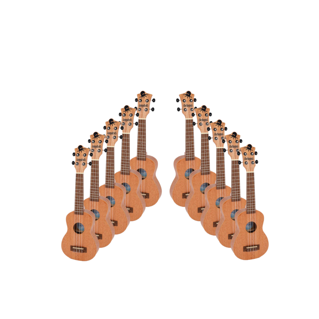 10 Octopus Soprano Ukulele Ensemble Set
