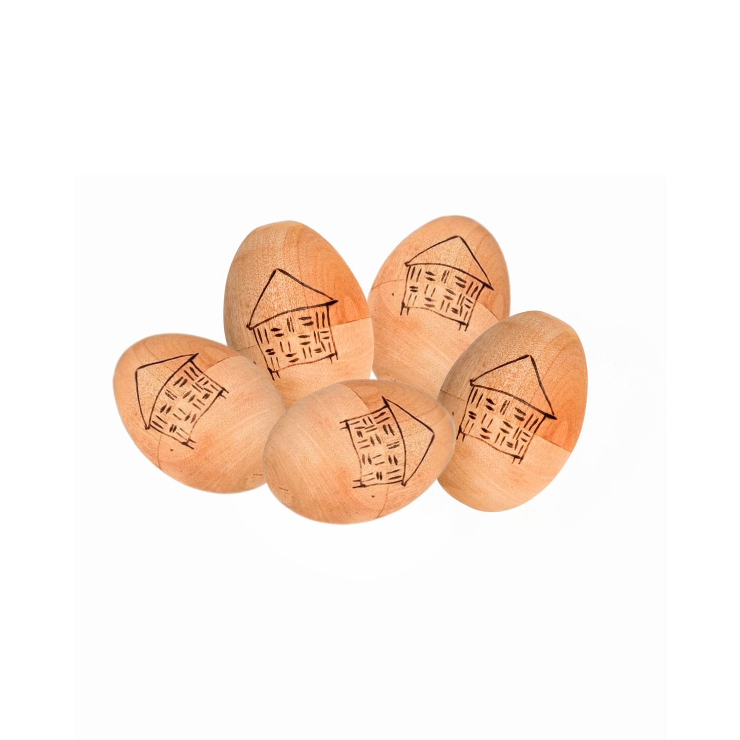 Egg Shaker - Medium - 7cm, Early Years - pack of 5 shakers