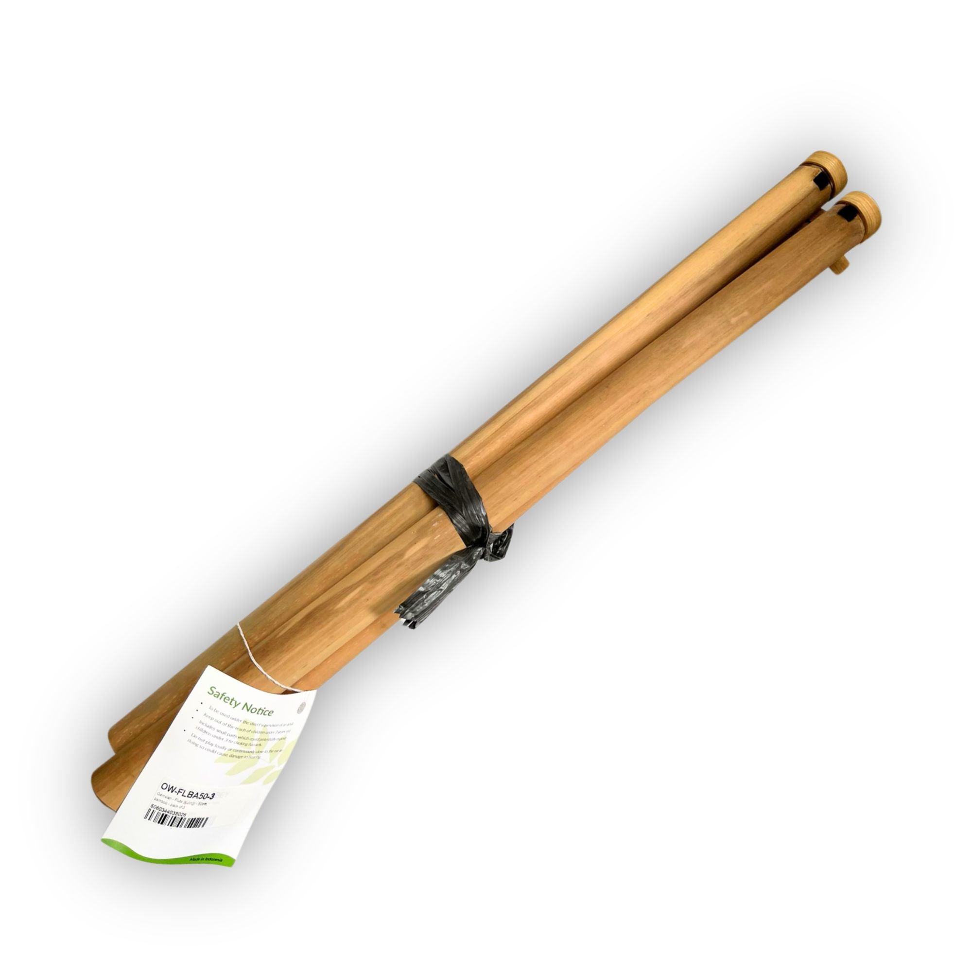 Gamelan - Flute (suling) - 50cm, bamboo - pack of 3